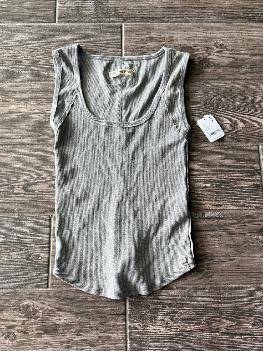 Free People We The Free Hummingbird Ribbed Tank Top